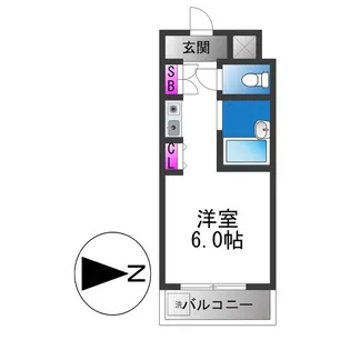 エムロード玉造【9階】の間取り
