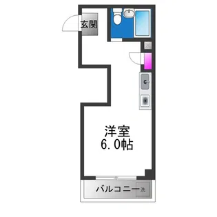 シティハイツ千種【4階】の間取り
