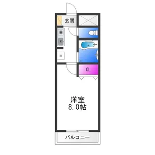 えんだら100歩【6階】の間取り