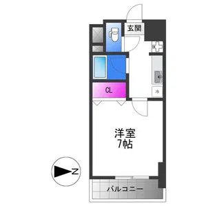 シティーヴェローナ【3階】の間取り
