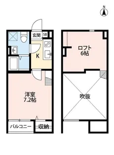 Miisa.1st・ミーサファースト【1階】の間取り