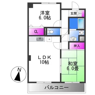 ファトゥルージェ【7階】の間取り