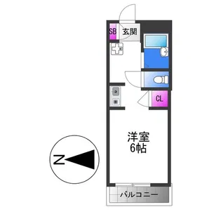 ラ・メゾン【1階】の間取り