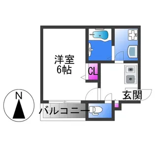 ウィンドベル平野本町【3階】の間取り