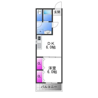 エスポワール【3階】の間取り