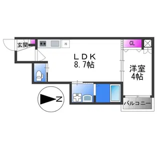 F asecia cer【2階】の間取り