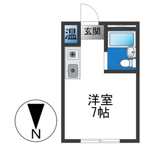 バッハレジデンス長瀬【3階】の間取り