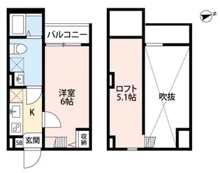 Ferris 林寺(フェリスハヤシジ)【2階】の間取り