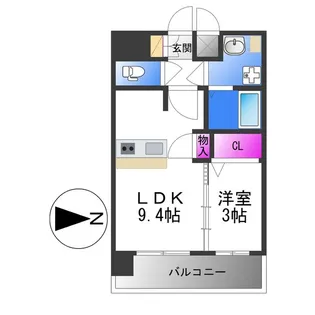 プレサンス深江橋ラヴィゲート【13階】の間取り