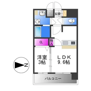 プレサンス深江橋ラヴィゲート【13階】の間取り
