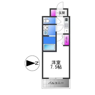 ファーストフィオーレ長田グランディール【12階】の間取り