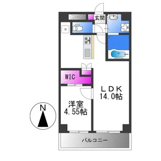 Allier鴻池元町【7階】の間取り