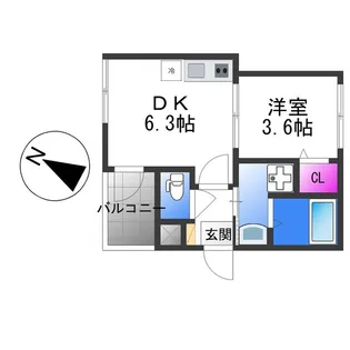 oeillet【2階】の間取り