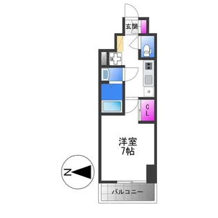 リヴェント森ノ宮【11階】の間取り