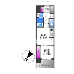 Grand Luce 【3階】の間取り