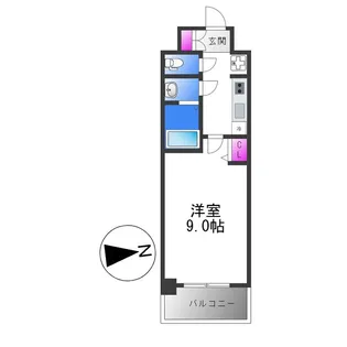 ArtizA堺東【2階】の間取り