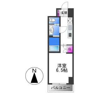 オズレジデンス今里SOUTH【3階】の間取り