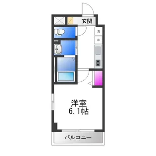 オズレジデンス今里NORTH【5階】の間取り