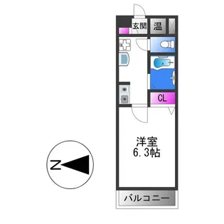 エムズコンフォート【1階】の間取り