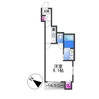 GRAND SUN【1階】の間取り