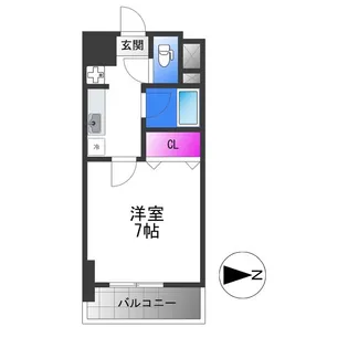 シティーヴェローナ【6階】の間取り