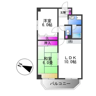 パークハイツ西今川【1階】の間取り
