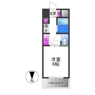 カルムⅡ【2階】の間取り