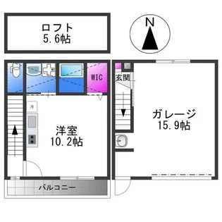 vida feliz TAKAIDA【2階】の間取り