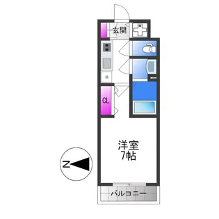 ファーストフィオーレ大阪城イースト【8階】の間取り