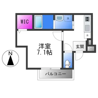 フジパレス近鉄長瀬【2階】の間取り