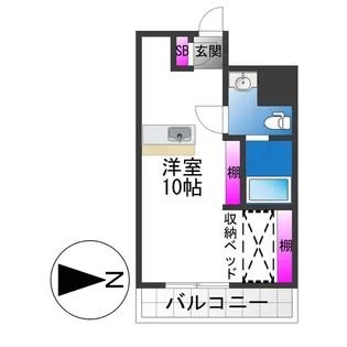 ボンボニエール【3階】の間取り
