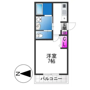 INOVE吉松WEST【1階】の間取り