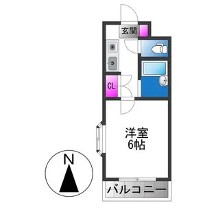 グリーングラス【2階】の間取り