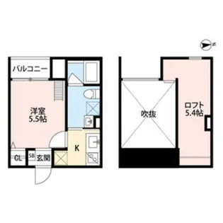 花園本町テラス【1階】の間取り