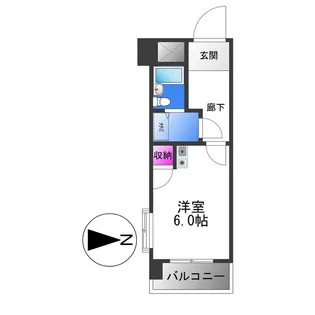 五百石マンション【2階】の間取り