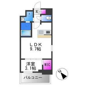 ソルテラスOSAKA EAST GATE【4階】の間取り