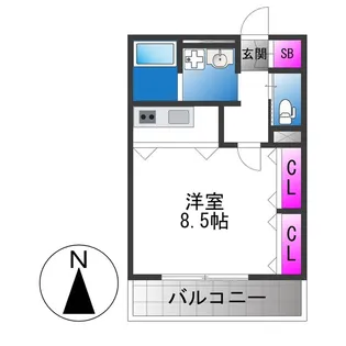 メゾン・ドゥ・ファミーユ【2階】の間取り