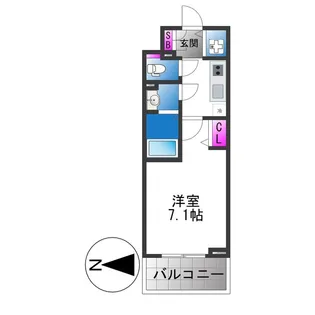 Cion Osaka East Gate【3階】の間取り
