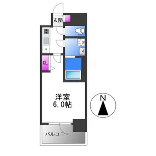 S−RESIDENCE高井田beleta【5階】の間取り