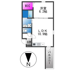 フジパレス花園中央公園南Ⅰ番館【2階】の間取り