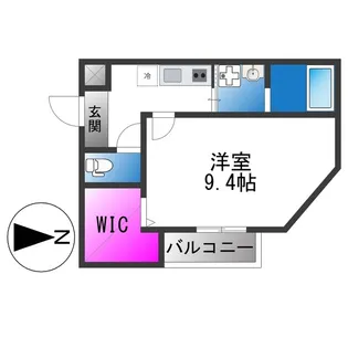 フジパレス花園中央公園南Ⅱ番館【1階】の間取り