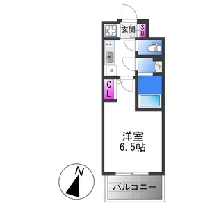 エスリードザ・イーストレジデンス大阪城【10階】の間取り