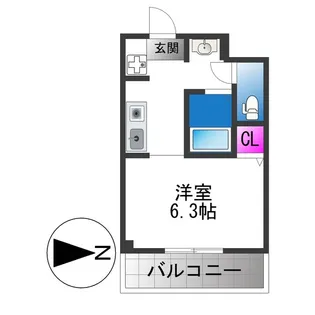生野東新築【3階】の間取り
