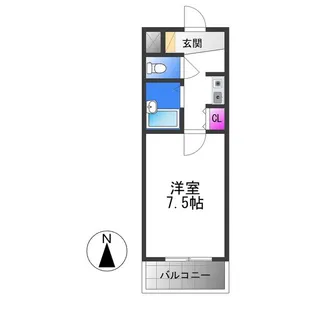 サイレストSB【3階】の間取り