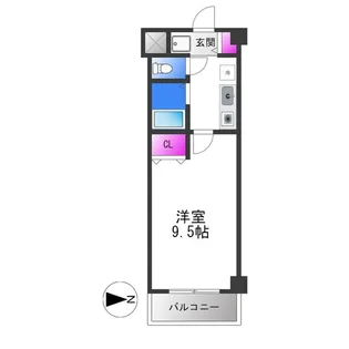 プリムヴェール【3階】の間取り