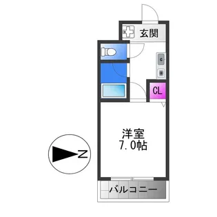 コーポラス光進【2階】の間取り