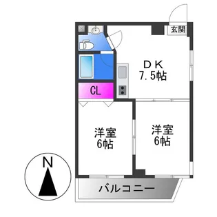 ボンボニエール【3階】の間取り