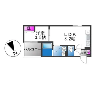 D PORTA URBAN LIFE【1階】の間取り