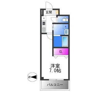 ルミエール平野【5階】の間取り