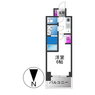 S−RESIDENCE布施aventra【5階】の間取り